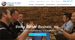 Desktop Screenshot of doingbetterbusiness.com